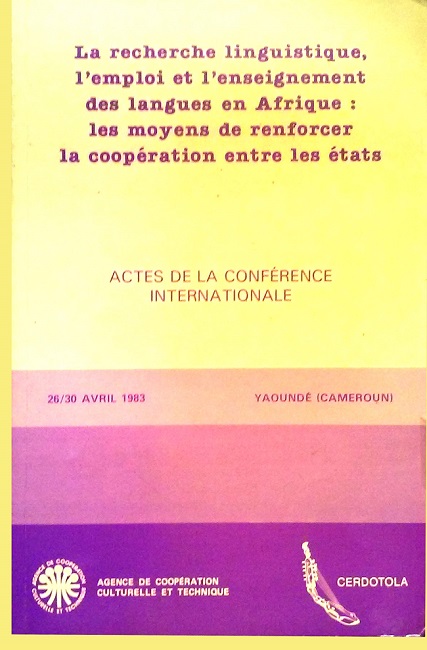 Actes de la conférence internationale de 1983